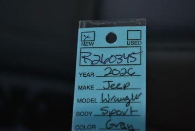 2026 Jeep Wrangler Sport S