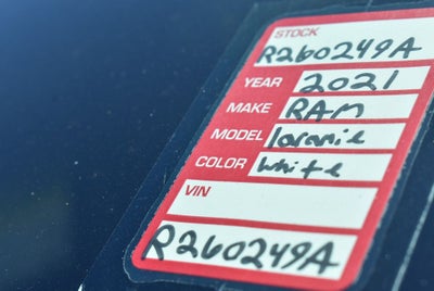 2021 RAM 1500 Laramie